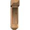 Ekena Millwork Thorton Arts and Crafts Smooth Bracket w/ Offset Brace, Western Red Cedar, 5 1/2"W x 20"D x 20"H BKT0604X20X20THR03SWR - alternate 2
